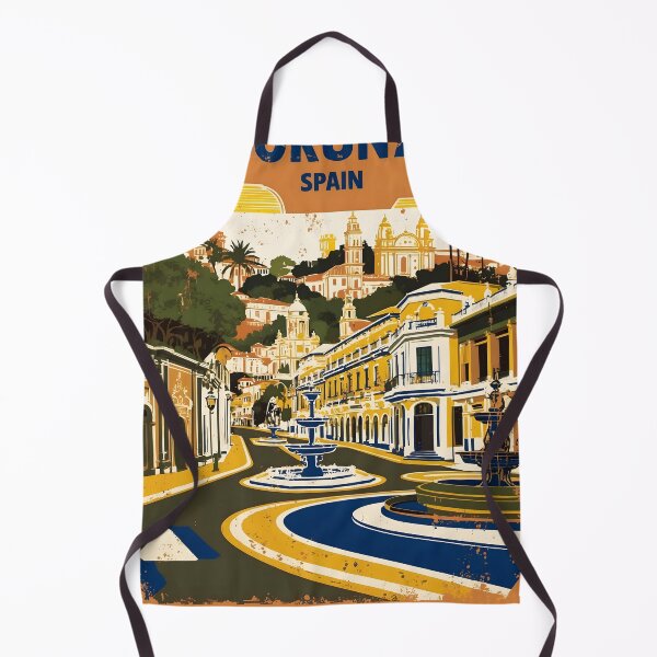 Item preview, Coruña Spain Vintage Travel Tourism designed and sold by TravelersGems.