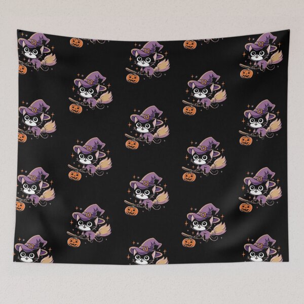 Item preview, Cute spooky halloween cat sticker designed and sold by FlawlessDraft.