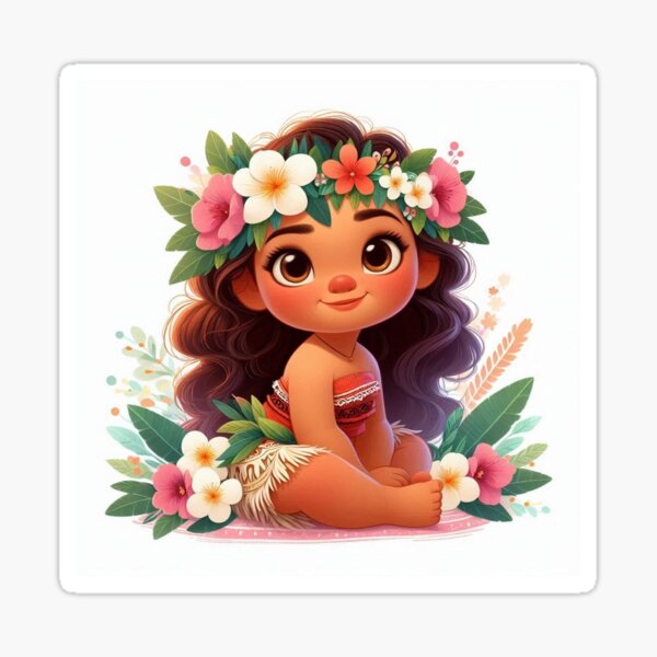 Vista previa del artículo con la obra «bebé vaiana», diseñado y vendido por manonenfleurs.