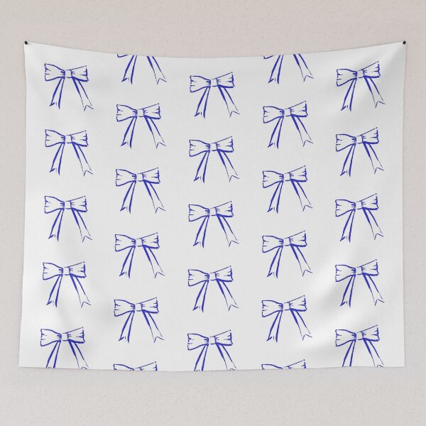 Item preview, Hanging Bow Blue designed and sold by MagentaTwilight.