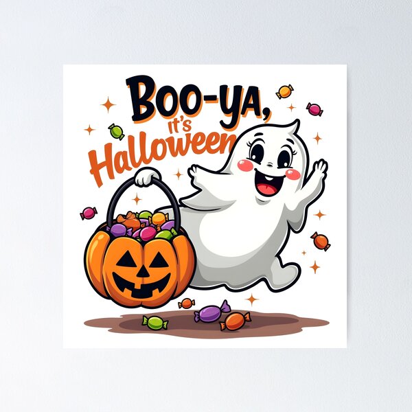 Item preview, Boo-ya, It’s Halloween! designed and sold by MADsrecreation.
