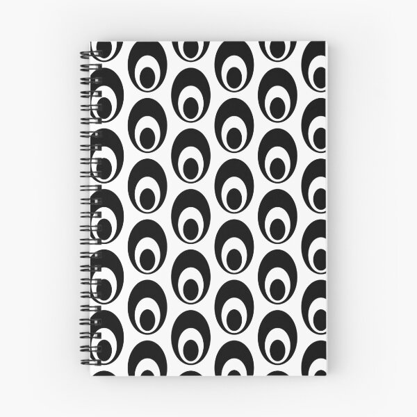 Item preview, Retro 60s 70s Mid Mod Geometric Pattern Black & White designed and sold by tonymagnerart.