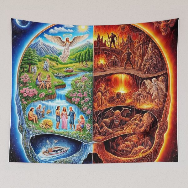 Item preview, Heaven and Hell Within: The Duality of Earth and Mind designed and sold by Meta2Physical.