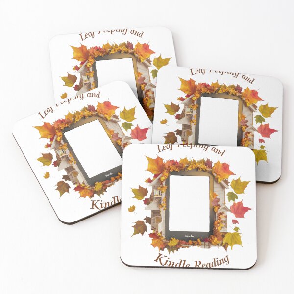 Item preview, Leaf Peeping and Kindle Reading designed and sold by dolla-designs-.