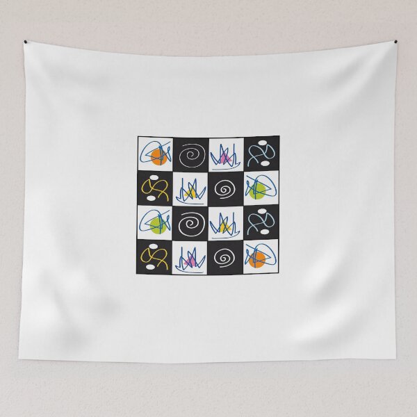Item preview, abstract chessboard designed and sold by CREATINERY.