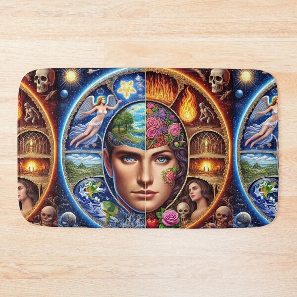 Item preview, The Faces of Duality: Heaven, Hell, Love, and Hate designed and sold by Meta2Physical.