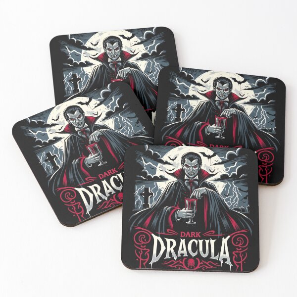 Item preview, Dark Dracula Gothic Vampire Under Full Moon designed and sold by Pattamo1.