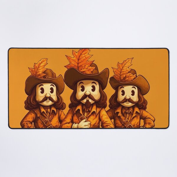 Item preview, Three Musketeers Fall Pun: All For One And One For Fall designed and sold by Gabriela McDaniel.