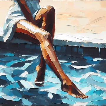 Artwork thumbnail, Toes In Water by Visual Nomad Club