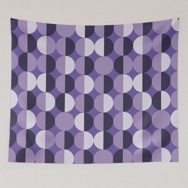 Item preview, Retro circles purple Disco designed and sold by Dana Du.