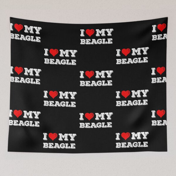 Artikelvorschau, Ich liebe meinen Beagle Southern Country Heart Hund Geschenk entworfen und verkauft von Guarddogdrive.