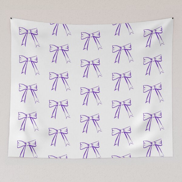 Item preview, Hanging Bow Purple designed and sold by MagentaTwilight.