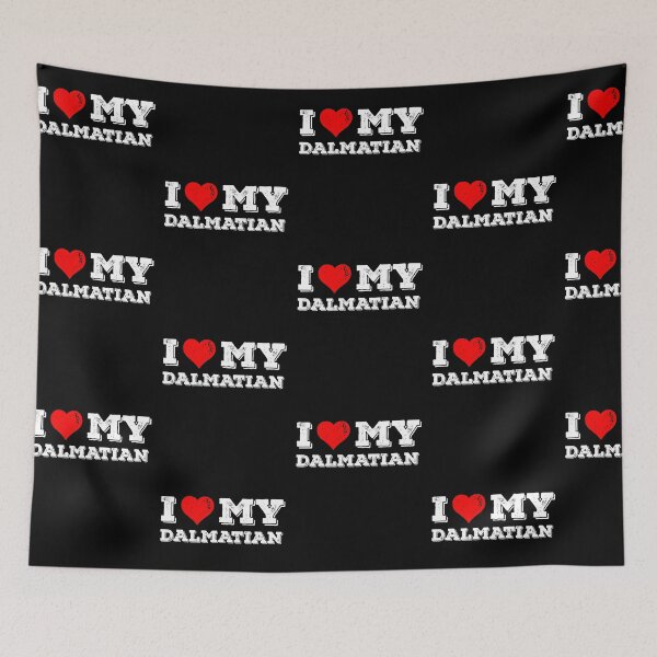 Item preview, I Love My Dalmatian Southern Country Heart Dog Gift designed and sold by Guarddogdrive.