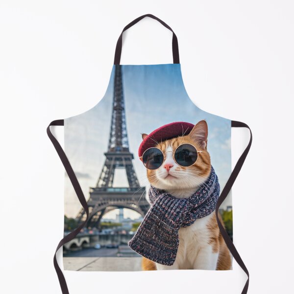 Item preview, Feline Fashion in Paris designed and sold by ZenOfAIarts.