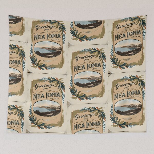 Item preview, Nea Ionia Attica Greece Postcard Vintage Retro Travel Vintage designed and sold by TravelPostcardGems.