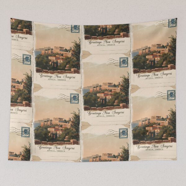 Item preview, Nea Smyrni Attica Greece Postcard Vintage Retro Travel Vintage designed and sold by TravelPostcardGems.