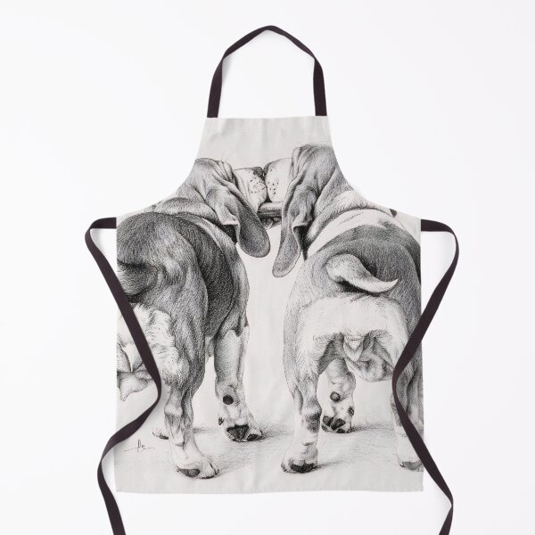 Item preview, Black and white Bloodhound pencil drawing designed and sold by Pencil-Art.