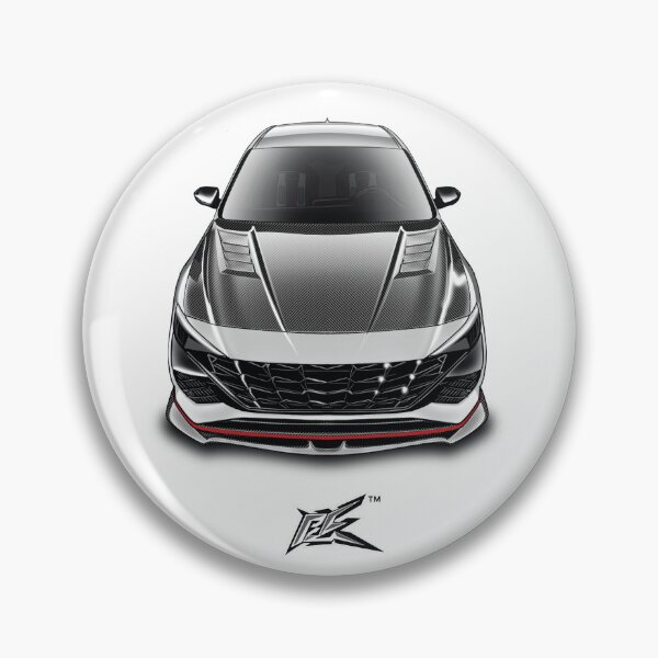 Item preview, hyundai elantra N white carbon hood designed and sold by NaquashM.