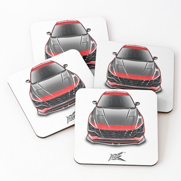 Item preview, hyundai elantra N red carbon hood designed and sold by NaquashM.