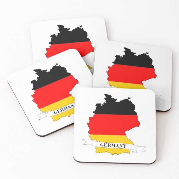 Item preview, germany flag map designed and sold by visual adventures.