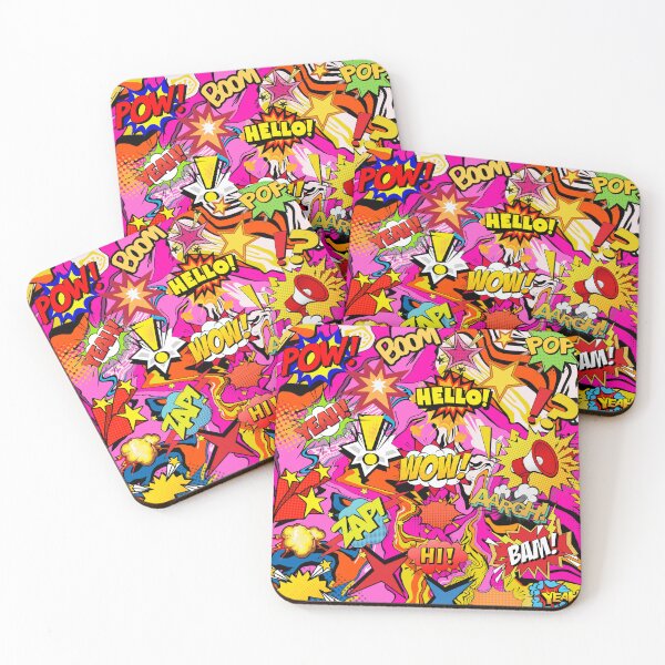 Item preview,  Pop Art Explosion - Comic Book Action Pattern designed and sold by Fantacaroo Designs.
