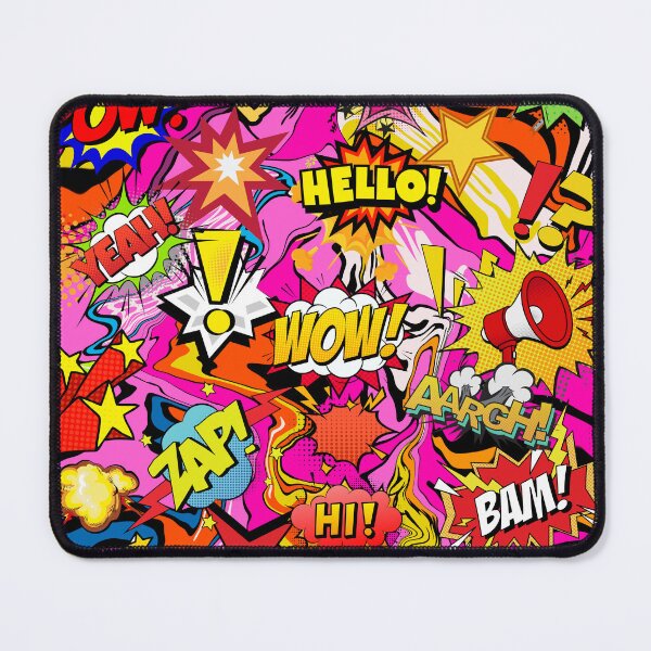 Item preview,  Pop Art Explosion - Comic Book Action Pattern designed and sold by Fantacaroo Designs.