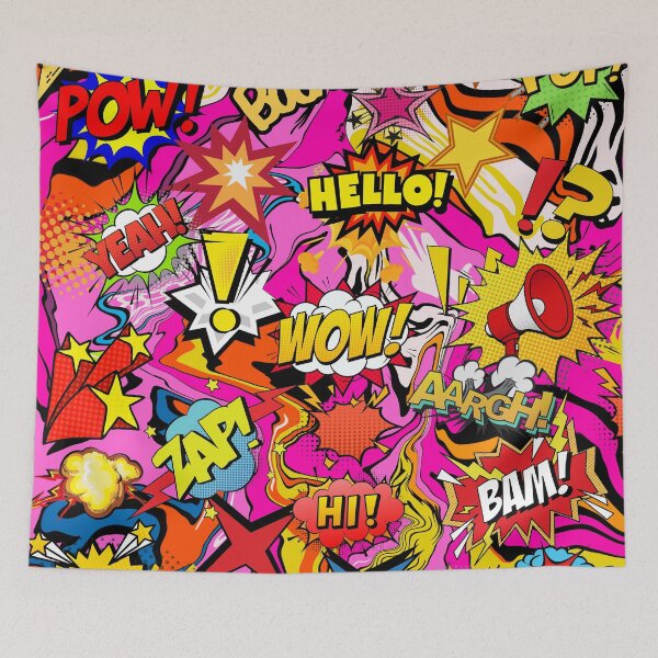 Item preview,  Pop Art Explosion - Comic Book Action Pattern designed and sold by Fantacaroo Designs.