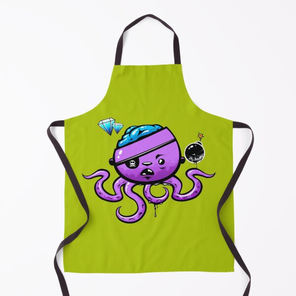 Item preview, brain polyp pirate designed and sold by YoshiArtDesign.
