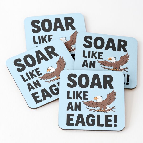 Item preview, Soar Like An Eagle! Cute Eagle Pun designed and sold by PMCreative.