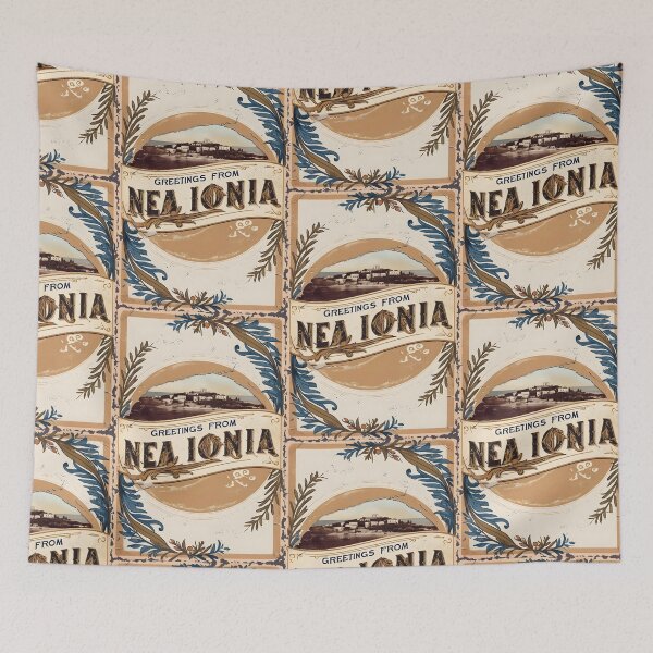 Item preview, Greetings from Nea Ionia Attica Greece Postcard Vintage Retro Travel Vintage designed and sold by TravelPostcardGems.