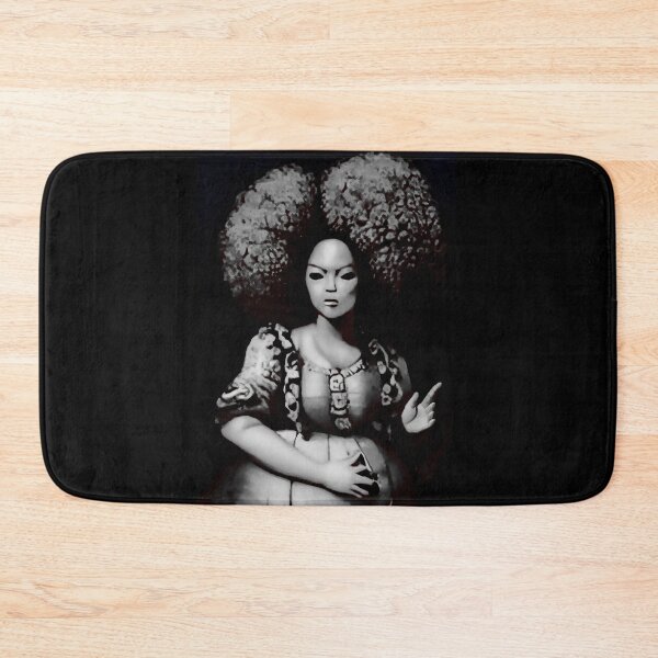 Item preview, Vintage afro style doll illustration (IA&Human) designed and sold by DFLC Prints.