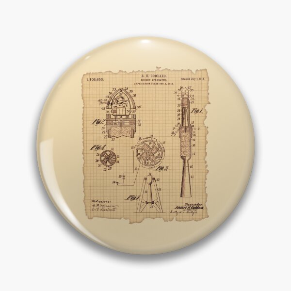 Item preview, Vintage Robert H. Goddard Rocket Patent designed and sold by IORS.