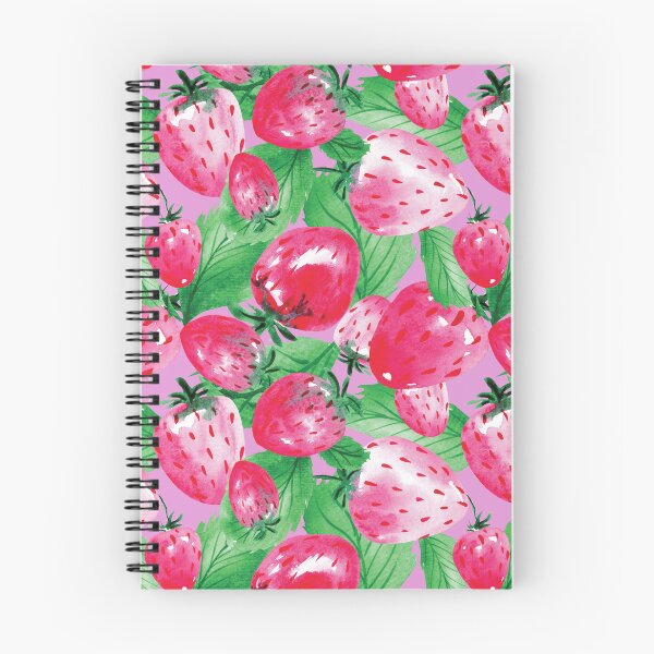 Item preview, Strawberry Pastel Pattern Pink designed and sold by HematiteDesign.