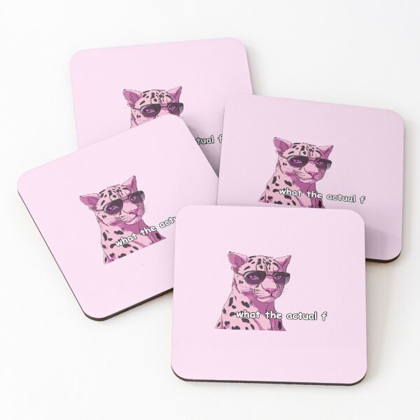 Item preview, What the actual f pink jaguar quote  designed and sold by pinkuardesign.