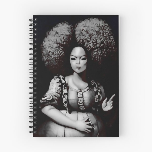 Item preview, Vintage afro style doll illustration (IA&Human) designed and sold by DFLC Prints.