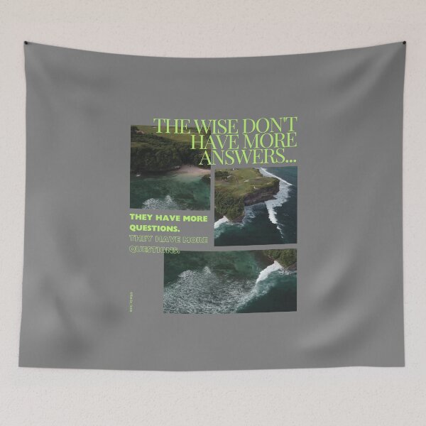 Item preview, Facts Lens - Soul, Scenery, and Self in the Modern Trend Mountain Ocean of Truth and Quotes (Blue and Green) designed and sold by Zelie ..