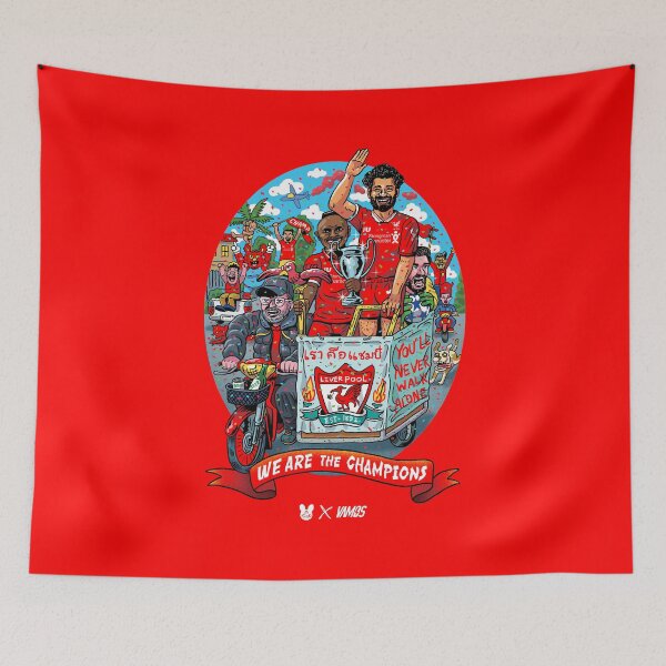 Item preview, We are Champion Football streetwear Red T-shirt designed and sold by Vamos Store.