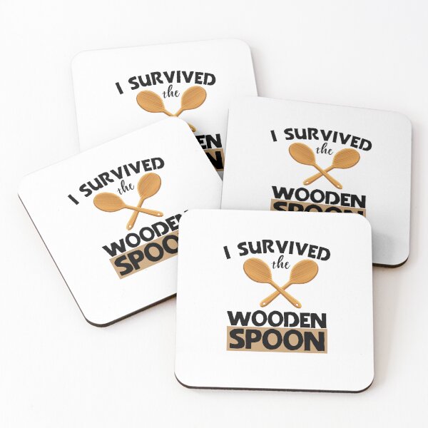 Item preview, Funny saying i survived the wooden spoon designed and sold by khallidaart.