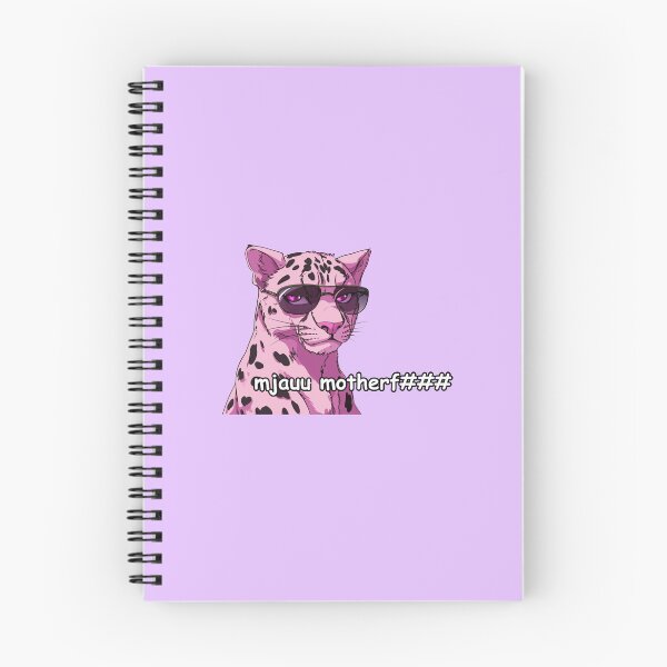 Item preview, Mjauu motherf pink jaguar quote  designed and sold by pinkuardesign.