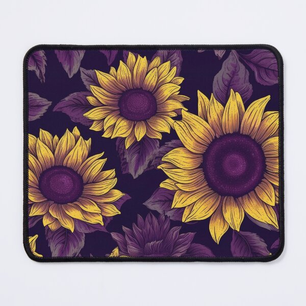 Item preview, Sunflowers in Purple designed and sold by J A Flanagan.