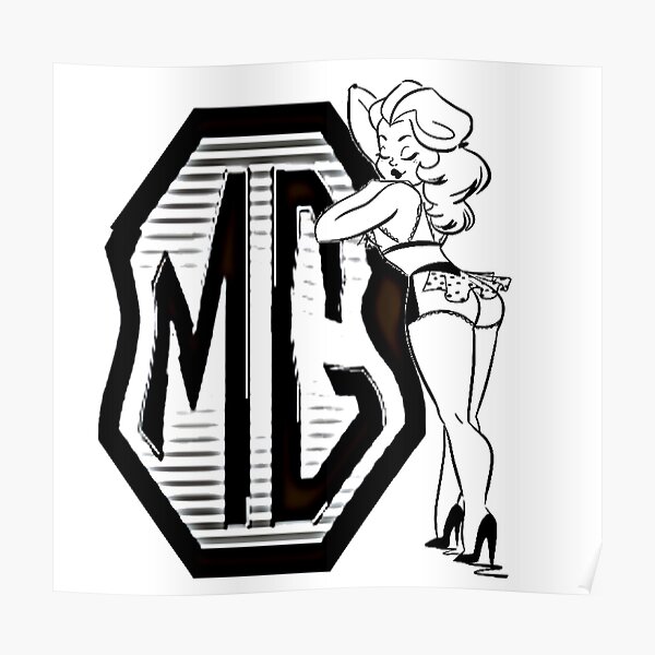 Mg Car Logo Posters  Redbubble