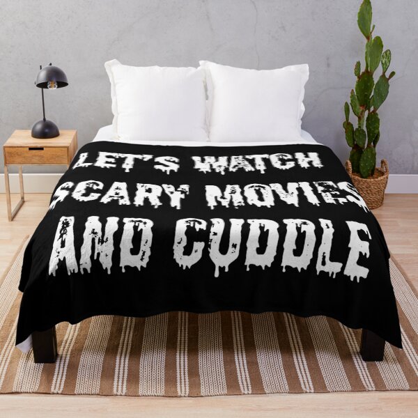 Item preview, Let’s Watch Scary Movies and Cuddle Spooky Halloween Design, made by EndlessEmporium designed and sold by EndlessEmporium.