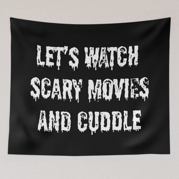Item preview, Let’s Watch Scary Movies and Cuddle Spooky Halloween Design, made by EndlessEmporium designed and sold by EndlessEmporium.