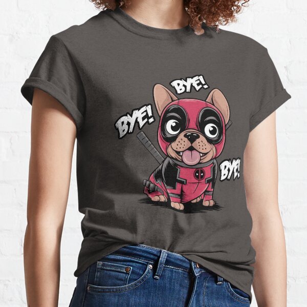 Item preview, Cute Deadpool French Bulldog (BYE BYE BYE) designed and sold by ivaniris123.