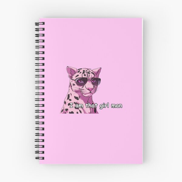 Item preview, I am that girl man pink jaguar quote  designed and sold by pinkuardesign.