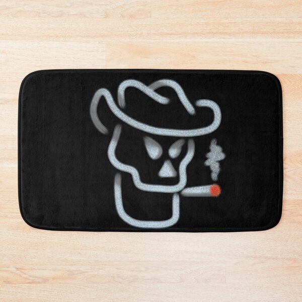 Item preview, Cowboy skull smoking designed and sold by jaynadian.