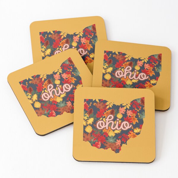 Item preview, Ohio Leaves - Fall Foliage shape of Ohio designed and sold by Teribelle.