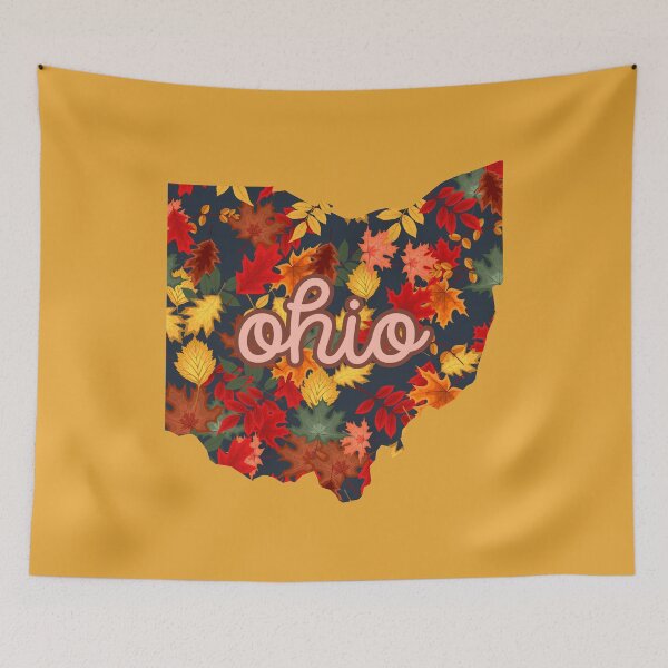 Item preview, Ohio Leaves - Fall Foliage shape of Ohio designed and sold by Teribelle.