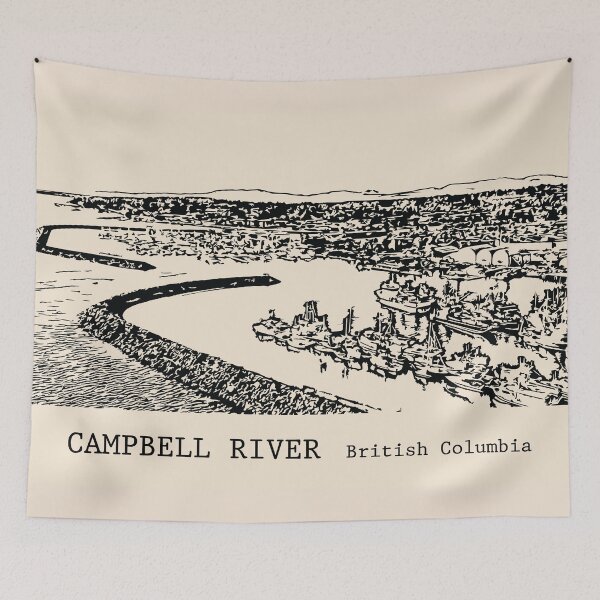 Item preview, Campbell River British Columbia designed and sold by Lakeric Cityscapes.
