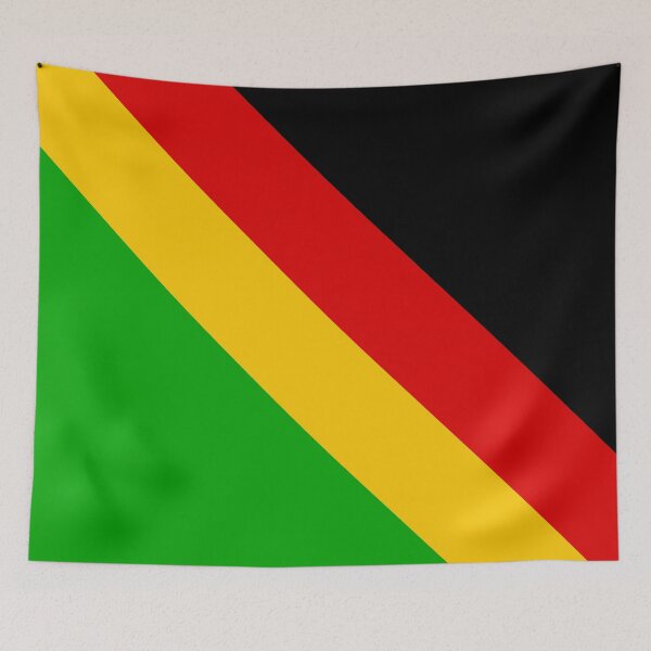 Item preview, Rasta Diagonal Stripes Pattern designed and sold by HotHibiscus.